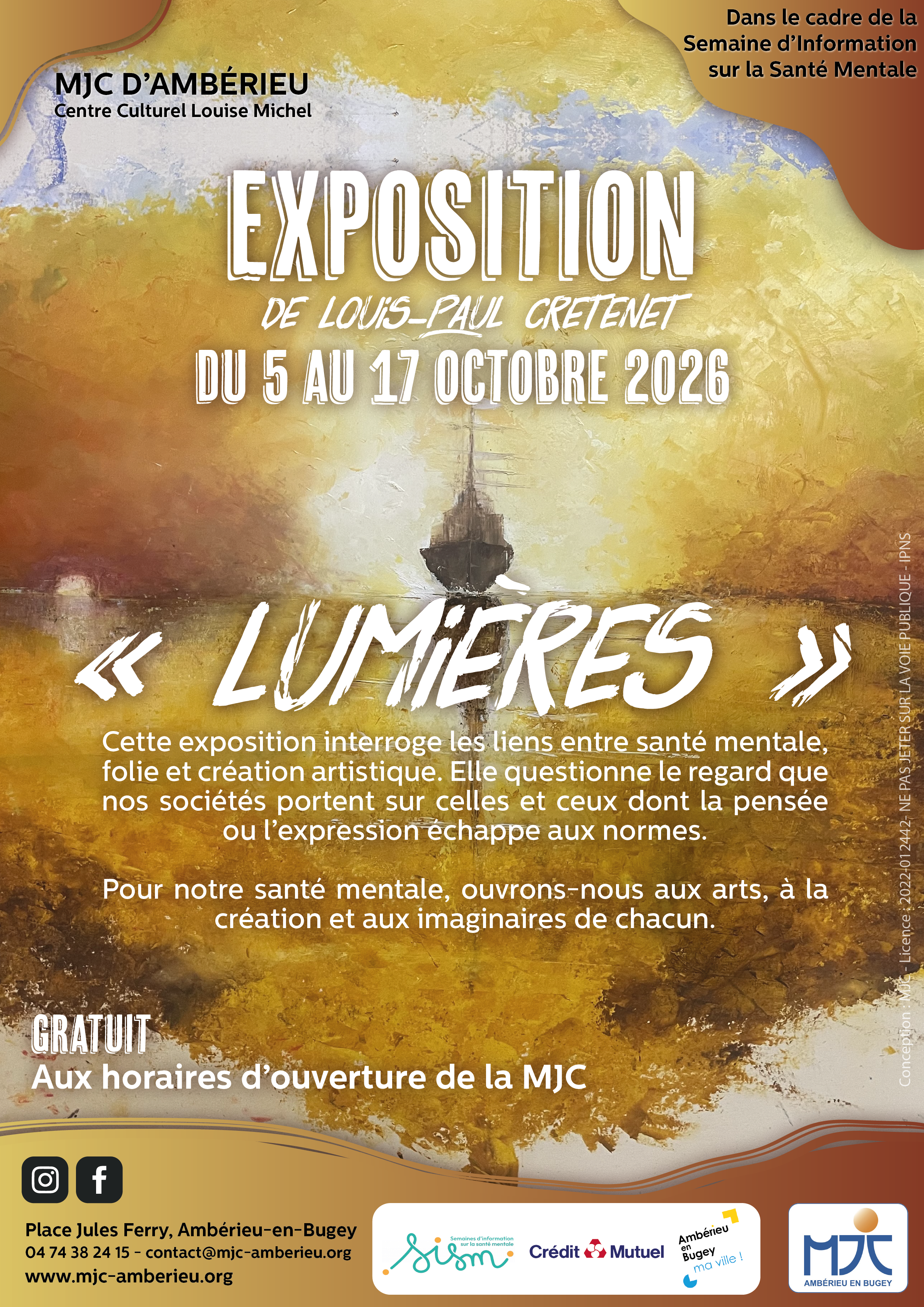 Exposition de Louis-Paul Cretenet