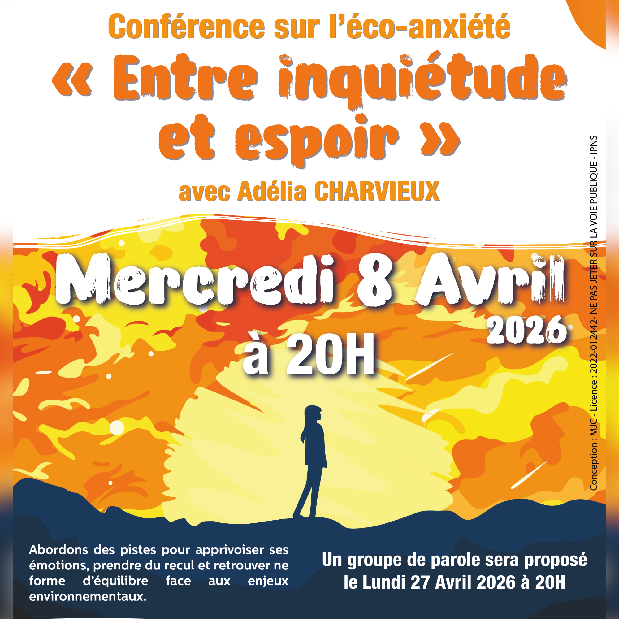 Mercredi 8 avril à 20h